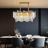 Candelabru Veneto Dining 1000x350, 16 surse de iluminare